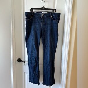 Torrid Indigo Dark Wash Size 18 Regular Relaxed Bootcut Jeans